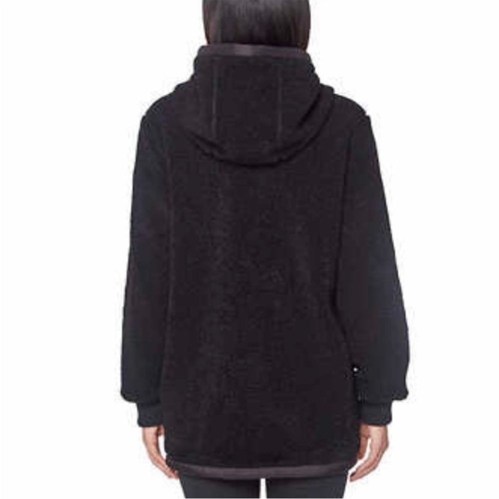1 MADISON EXPEDITION Womens Black Hooded
Sherpa Coat - Picture 2 of 9